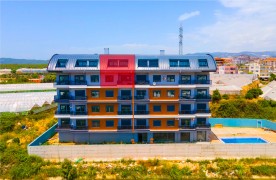 Sea View 3 Rooms Duplex for Sale in Alanya Payallar