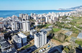 Furnished 1+1 Apartment for Sale in Mahmutlar, Alanya- New