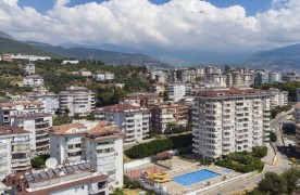 1+1 Wohnung mit Meerblick in Alanya Cikcilli – Zum Verkauf